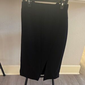 Doncaster Classic Black Pencil Skirt